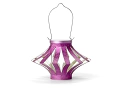 Starburst solar lantern - purple