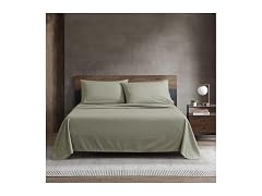Kenneth Cole King Sheet Set Green Stripe