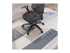 NeuType Glass Chair Mat, 36"L x 36"W