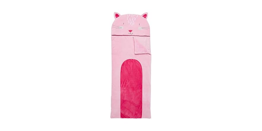 AmazonBasics Kids Sleeping Bag – Soft, Lightweight & Fun Designs - Image 2