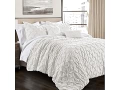 Lush Decor Ravello Pintuck Comforter Set