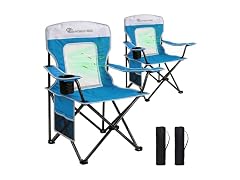 DiamondForge 2-Pack Mesh Lawn Chairs 300 LBS