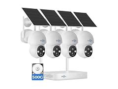 Hiseeu Solar Camera Wireless Outdoor