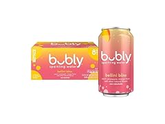 8PK bubly Sparkling Water, Bellini Bliss, Zero Sugar