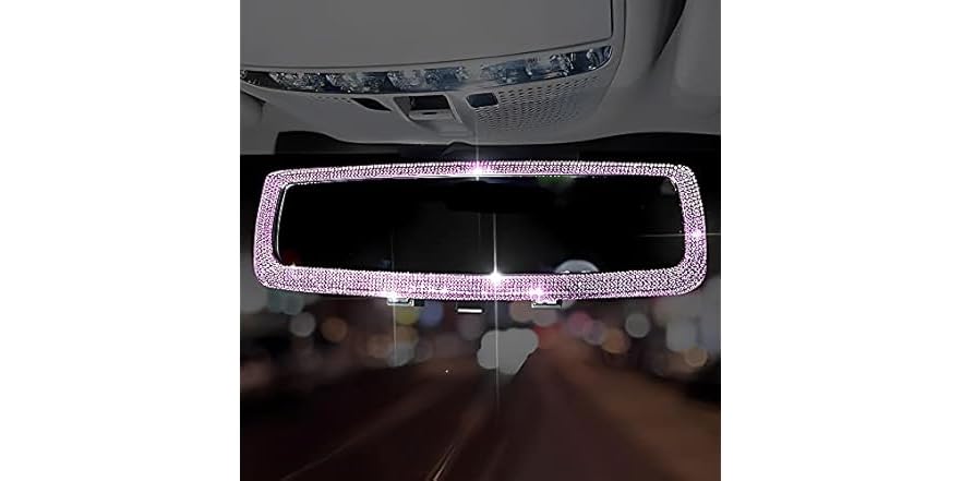 Bling Car Rear View Mirror Accessories