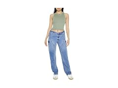 Forever 21  (29) Low-Rise Straight Cargo Jeans