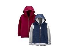 Carter's (NB) Blue/Burgundy 2PC Hoodies