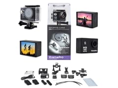 XtremePro Full HD Waterproof Sports Camera Bundle