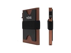 Slim Modern Minimalist Wallet RFID Blocking 