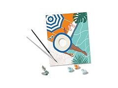 Ravensburger Creart Pool Time Paint by Numbers Kit for Adults