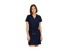Spyder Womens Collared Stretch SS Knit Dress