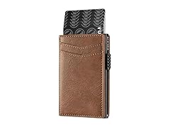 Fancial Men's Ultra-Thin RFID pop-up Wallet