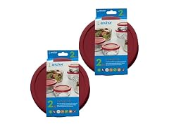 2-Pack Bundle Replacement Red Lids for
