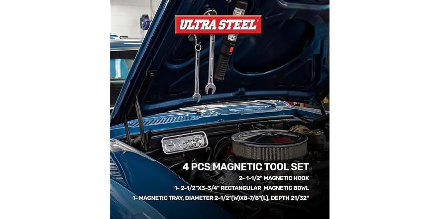 ULTRA STEEL TS07120J 4 PCS MAGNETIC TOOL SET