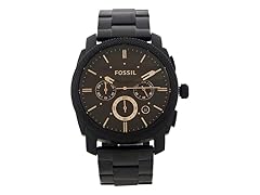 Fossil Men's FS4682 Stainless Steel Analog Black Dial Watch