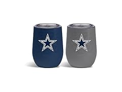 COWBOYS Leopard Wine Tumblers 2pk