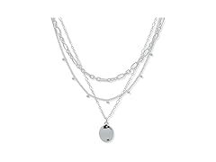 Nine West Women 17" Multi Row Wavy Necklace