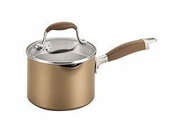 Anolon 2-Quart Straining Sauce Pan