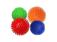 FULLINY Puppy Toys Small Rubber Balls
