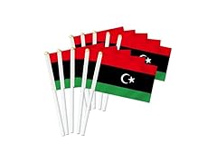 25pc Libya Handheld Small Flag