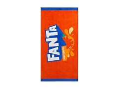 Idea Nuova Fanta Beach Towel, 30"x60" Large Orange