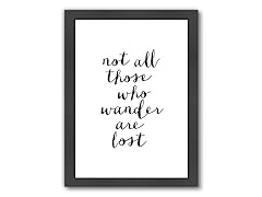 Not All Those Who Wander (3 Sizes)