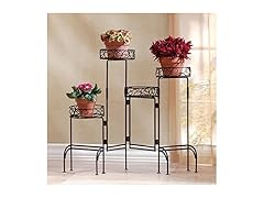 Gifts & Decor 4-Tier Metal Plant Stand