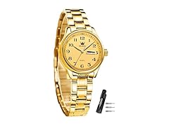 OLEVS Women’s Day Date Steel Watch