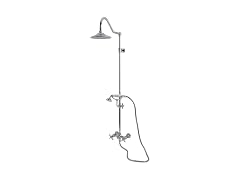 Kingston CCK3661BEX Rain Drop Shower System, Polished Chrome