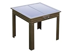 Savana Solar Patio Table, Brown