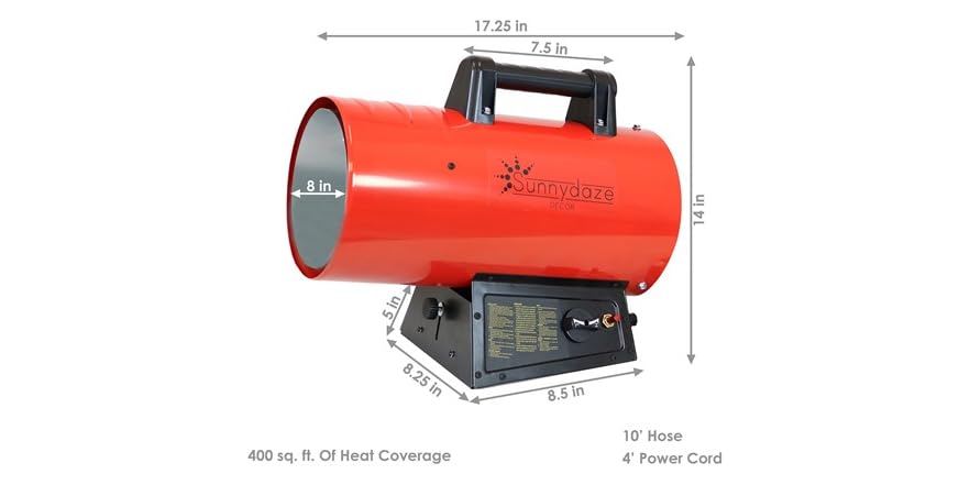 Sunnydaze Décor 60000 BTU Propane Heater