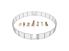 Yaheetech Dog Playpen 32in 24 Panels Pet Fence
