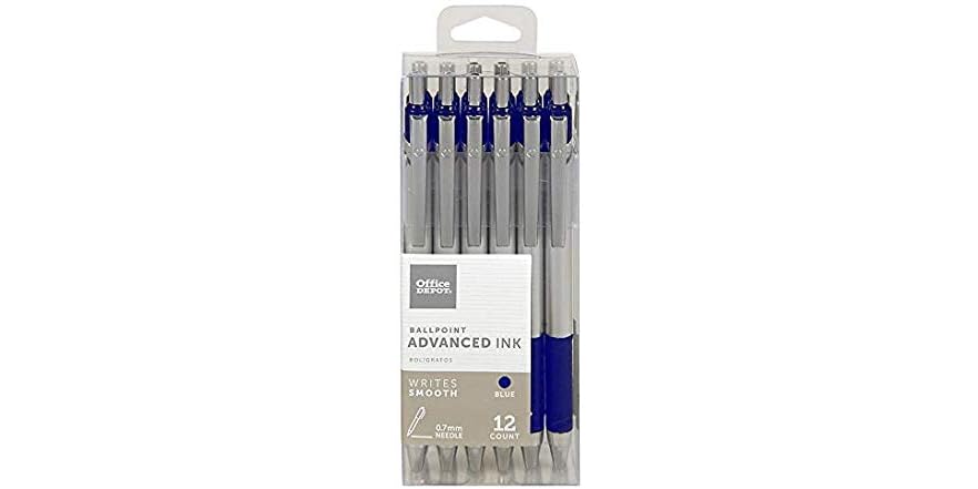 Office Depot Advanced Ink Ballpoint Pens