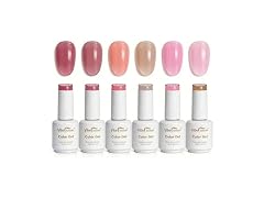 Nude Jelly Gel Nail Polish Set Milky