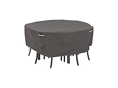 Water-Resistant 70 Inch Round Patio Table & Chair Set Cover