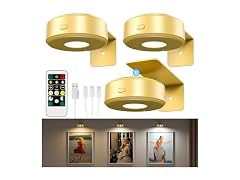 Lightbiz Picture Light Gold 3 Pcs