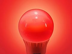 Red LED A19 Light Bulb - 2 Pack
