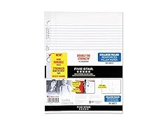 Five Star Loose Leaf Paper, 8.5x11, 100 Sheets