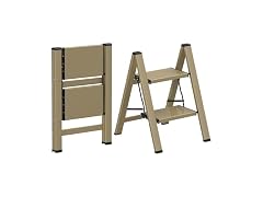 HBTower 2 Step Ladder Aluminum Folding