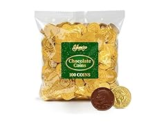 Gourmet Gold Chocolate Coins, 100 Pack