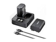 NP-FZ100 Batteries (2) + Dual Charger