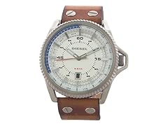Diesel DZ1715 Rollcage LightBrown Leather Watch