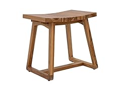 Sunnydaze 19" Teak Shower Bench Seat