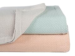 Iman 100% Cotton Yarn Dyed Blanket-3 Colors