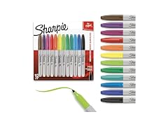 Sharpie Perm Markers, Fine Tip, 12 Ct