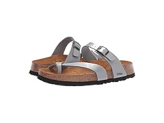 Birkenstock Women's Betula Silver Birko-Flor (EU 37)