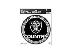 Las Vegas Raiders Round Magnet
