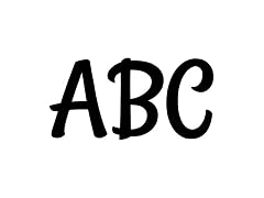 Creative Teaching Press Stylish Black 2" Uppercase Stickers
