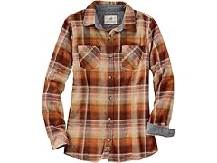 Legendary Whitetails Womens (M) LS Flannel Pumpkin