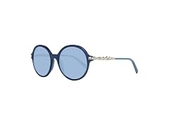 Swarovski Blue Round Ladies Sunglasses SK0264 53